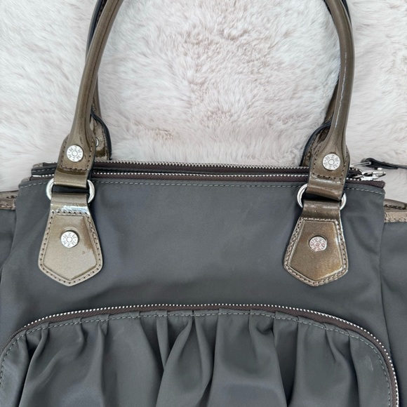 MZ Wallace Jane Bedford Tote Handbag Grey Green - Picture 10 of 10